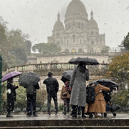 Montmartre Joli 2 Pieces Au Pied Du Sacre Coeur Apartment Париж Екстериор снимка